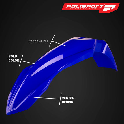 Polisport Motocross (MX) Front Fender for Yamaha YZ 125/250 YZ 125X/250X YZ 250F YZ 450F YZ 450FX YZ 250FX WR 250F/450F(2012-2022) Dirt Bike