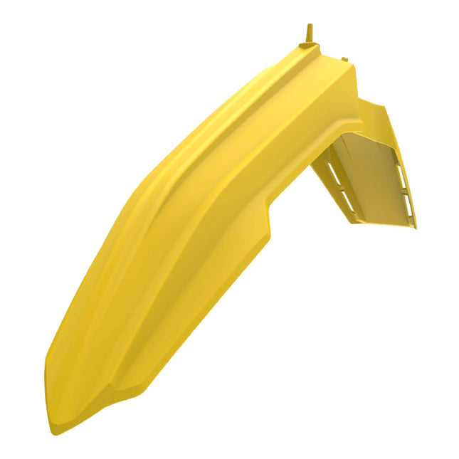 Polisport Motocross (MX) Front Fender for Suzuki RMZ 250 & RMZ 450 (2018-2025) Dirt Bike - OEM Quality, Durable, Flexible & Perfect Fit - Yellow
