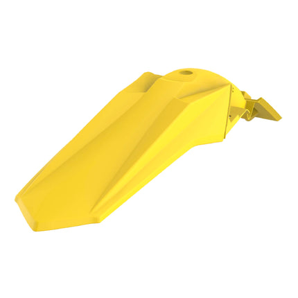Polisport Motocross (MX) Rear Fender for Suzuki RMZ 250 & RMZ 450 (2018-2025) Dirt Bike - OEM Quality, Durable, Flexible & Perfect Fit - Yellow
