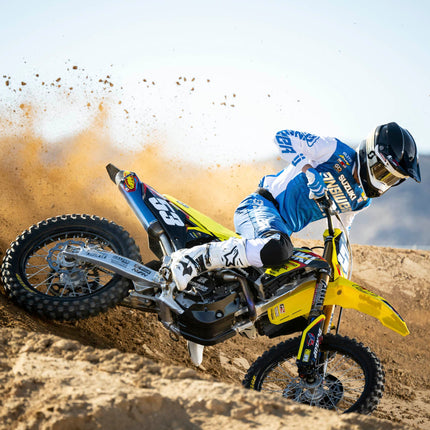 Polisport Motocross (MX) Rear Fender for Suzuki RMZ 250 & RMZ 450 (2018-2025) Dirt Bike - OEM Quality, Durable, Flexible & Perfect Fit - Yellow
