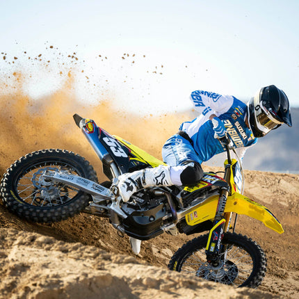 Polisport Motocross (MX) Rear Fender for Suzuki RMZ 250 & RMZ 450 (2018-2025) Dirt Bike - OEM Quality, Durable, Flexible & Perfect Fit - Black