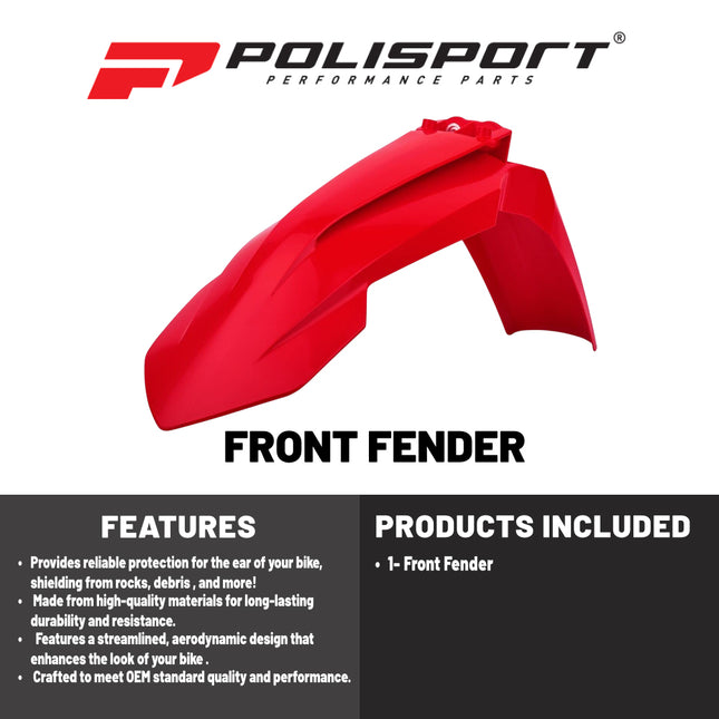 Polisport Motocross (MX) Front Fender for GasGas MC 85 (2021-24) Dirt Bike