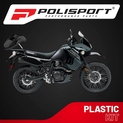 Polisport Motocross (MX) Rear Fender for Kawasaki KLR 650 (2008-18) Dirt Bike - OEM Quality, Durable, Flexible & Perfect Fit - Black