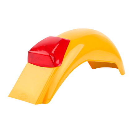 Polisport Motocross (MX) Preston Petty IT Rear Fender for Enduro Dirt Bikes - Intergal Tail Light, OEM Replacement - Yellow