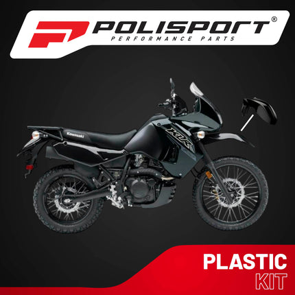 Polisport Motocross (MX) Front Fender for Kawasaki KLR 650 (2008-18) Dirt Bike - OEM Quality, Durable, Flexible & Perfect Fit - Black