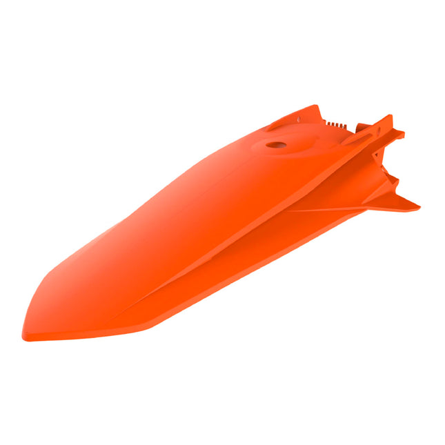 Polisport Motocross (MX) Rear Fender for KTM EXC/EXC-F & XC-W/XCF-W (2020-23) Dirt Bike - OEM Quality, Durable, Flexible & Perfect Fit - Orange