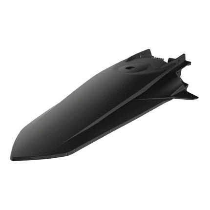 Polisport Motocross (MX) Rear Fender for KTM EXC/EXC-F & XC-W/XCF-W (2020-23) Dirt Bike - OEM Quality, Durable, Flexible & Perfect Fit - Black