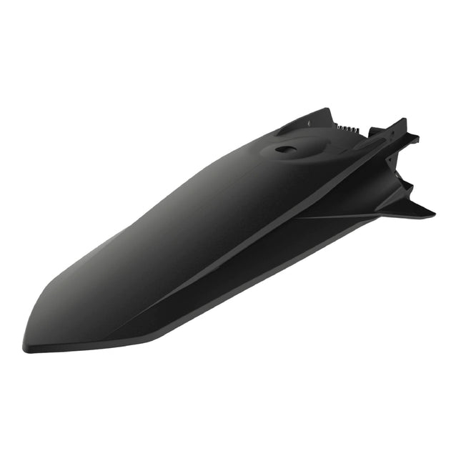 Polisport Motocross (MX) Rear Fender for KTM EXC/EXC-F & XC-W/XCF-W (2020-23) Dirt Bike - OEM Quality, Durable, Flexible & Perfect Fit - Black