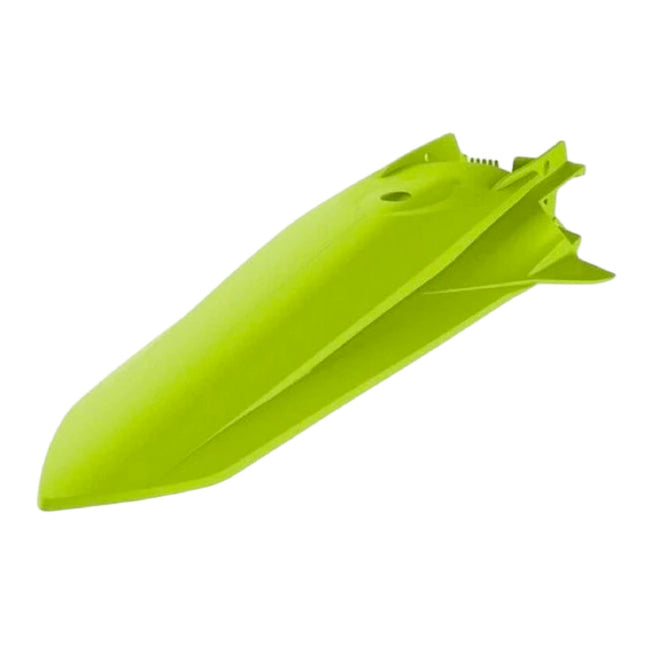 Polisport Motocross (MX) Rear Fender for KTM EXC/EXC-F & XC-W/XCF-W (2020-23) Dirt Bike - OEM Quality, Durable, Flexible & Perfect Fit - FLO Yellow