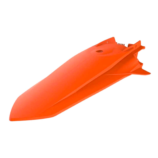 Polisport Motocross (MX) Rear Fender for KTM EXC/EXC-F & XC-W/XCF-W (2020-22) Dirt Bike - OEM Quality, Durable, Flexible & Perfect Fit - Orange