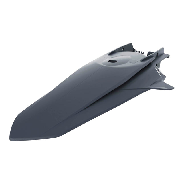 Polisport Motocross (MX) Rear Fender for KTM SX/SX-F XC/XC-F (2020-21) Dirt Bike - OEM Quality, Durable, Flexible & Perfect Fit - Nardo Grey