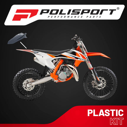 Polisport Motocross (MX) Rear Fender for KTM SX/SX-F XC/XC-F (2020-21) Dirt Bike - OEM Quality, Durable, Flexible & Perfect Fit - Nardo Grey