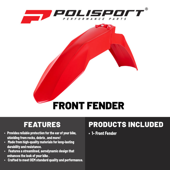 Polisport Motocross (MX) Front Fender for GasGas EC/EC-F/MC/MC-F (2021-23) Dirt Bike