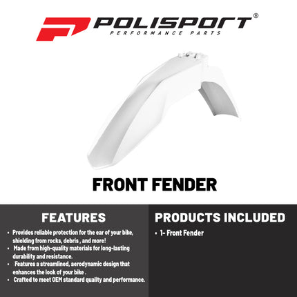 Polisport Motocross (MX) Front Fender for GasGas EC/EC-F/MC/MC-F (2021-23) Dirt Bike
