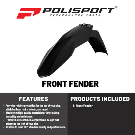 Polisport Motocross (MX) Front Fender for GasGas EC/EC-F/MC/MC-F (2021-23) Dirt Bike