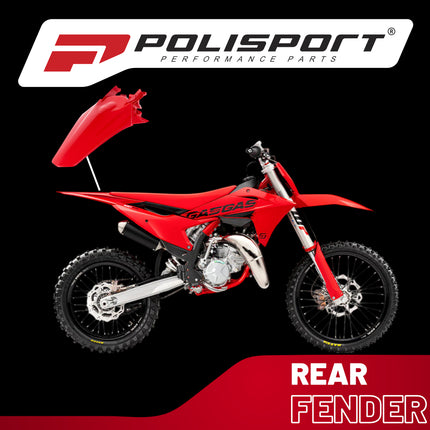 Polisport Motocross (MX) Rear Fender for GasGas EC/EC-F/EC-E (2021-23) Dirt Bike