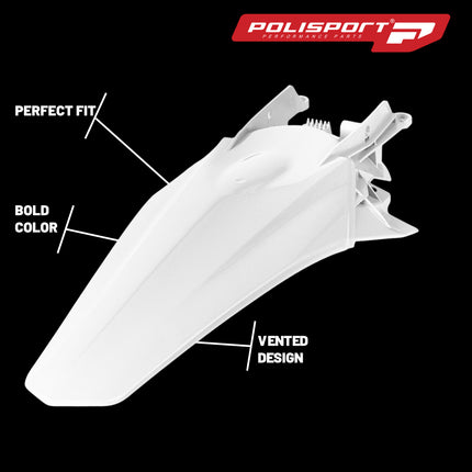 Polisport Motocross (MX) Rear Fender for GasGas EC/EC-F/ EC-E (2021-23) Dirt Bike