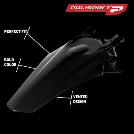 Polisport Motocross (MX) Rear Fender for GasGas EC/EC-F/EC-E (2021-23) Dirt Bike