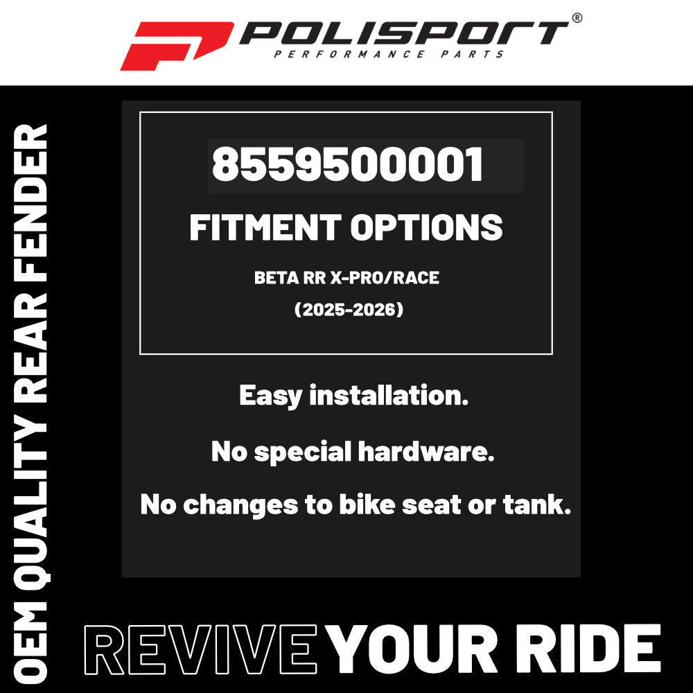 POLISPORT R. FENDER/SIDE PANEL.RR(25->)