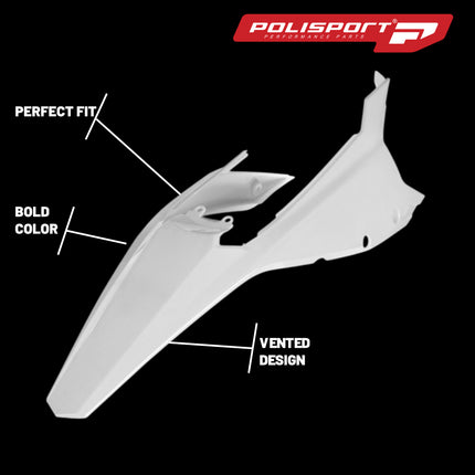 Polisport Motocross (MX) Replica Plastics Rear Fender for Beta RR X-Pro / Race (2025-26) Dirt Bike