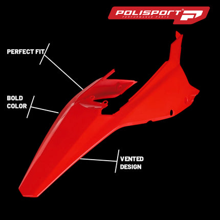 Polisport Motocross (MX) Replica Plastics Rear Fender for Beta RR X-Pro / Race (2025-26) Dirt Bike