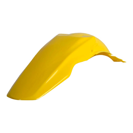 Polisport Motocross (MX) Rear Fender for Suzuki RM 125/250 (2001-08) Dirt Bike - OEM Quality, Durable, Flexible & Perfect Fit - Yellow