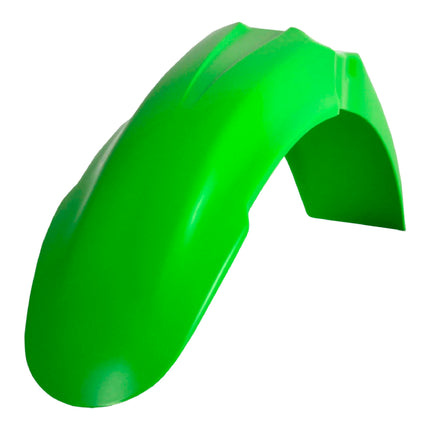 Polisport Motocross (MX) Front Fender for Kawasaki KX 125/250 & KX 250F/450F (2003-08) Dirt Bike - OEM Quality, Durable, Flexible & Perfect Fit - Green