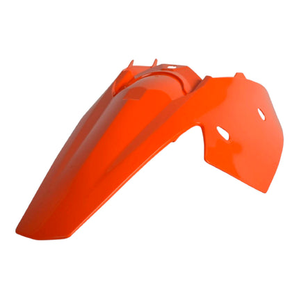 Polisport Motocross (MX) Rear Fender and Side Panels for KTM EXC/EXC-F/XC/XC-W/XCF-W & SX/SX 250/450 (2006-07) Dirt Bike - OEM Quality, Durable, Flexible & Perfect Fit - Orange