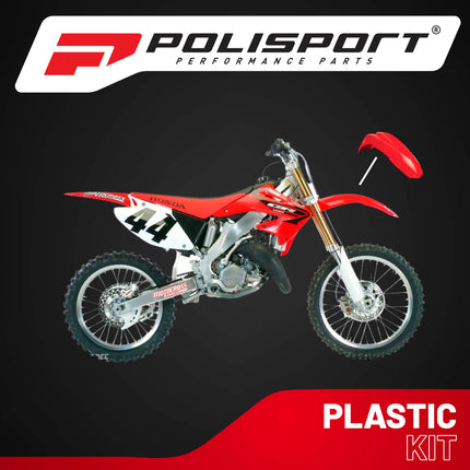 Polisport Supermoto (SM) Motocross (MX) Motard UFX Front Fender - Universal Fit for all Full Size Dirt Bikes - Red