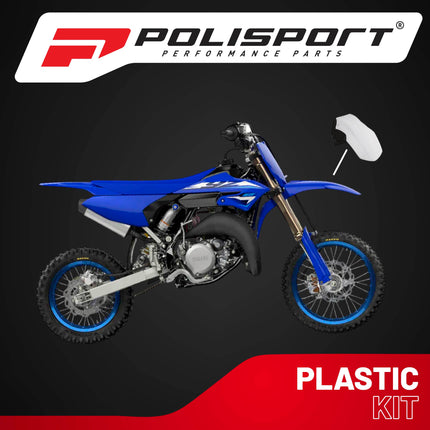 Polisport Motocross (MX) FreeFlow Universal Front Fender - Universal Fit for all Full Size Dirt Bikes - White
