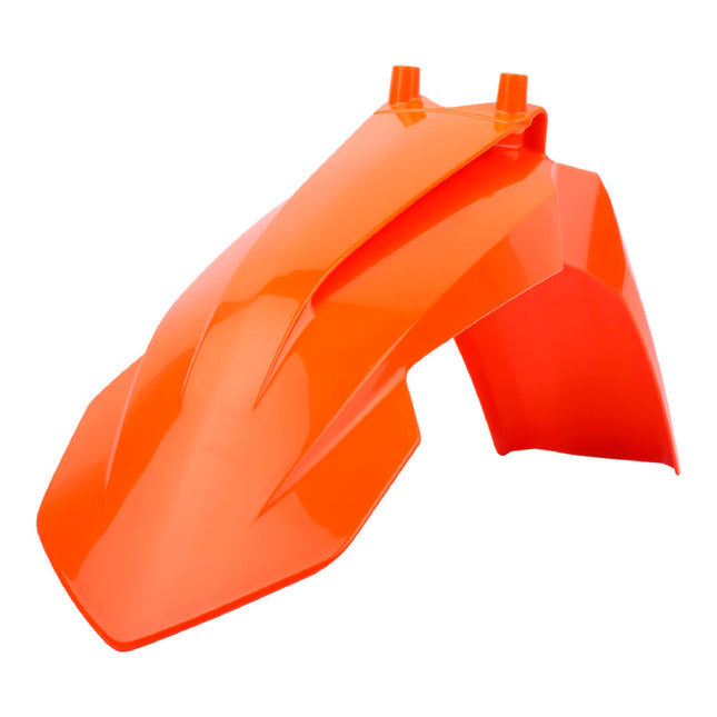 Polisport Motocross (MX) Front Fender for KTM 65 SX (2016-22) Dirt Bike - OEM Quality, Durable, Flexible & Perfect Fit - Orange