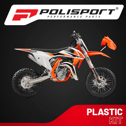 Polisport Motocross (MX) Front Fender for KTM 65 SX (2016-22) Dirt Bike - OEM Quality, Durable, Flexible & Perfect Fit - Orange