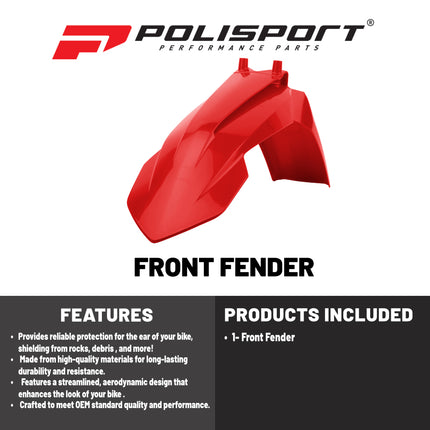Polisport Motocross (MX) Front Fender for GasGas MC65 (2021-23) Dirt Bike