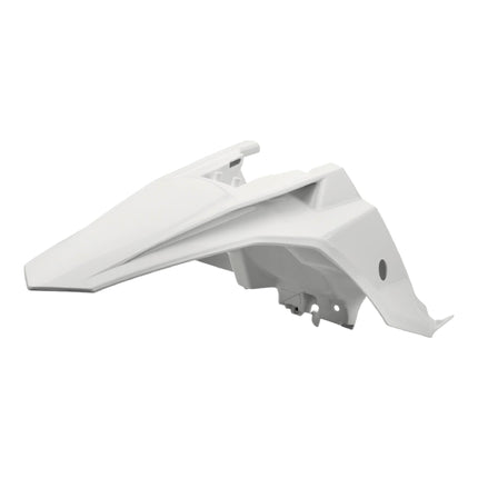 Polisport Motocross (MX) Rear Fender for KTM SX 65 (2016-23) Dirt Bike - OEM Quality, Durable, Flexible & Perfect Fit - White