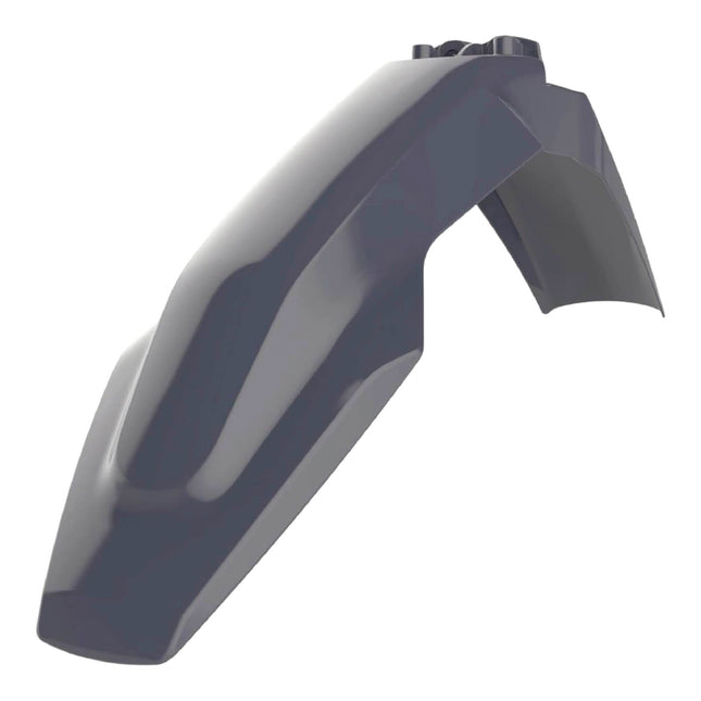 Polisport Motocross (MX) Front Fender for Husqvarna TC125/250 FC/FE & TE/TX (2016-22) Dirt Bike - OEM Quality, Durable, Flexible & Perfect Fit - Nardo Grey