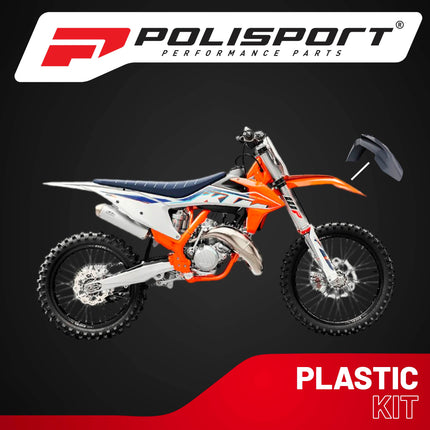 Polisport Motocross (MX) Front Fender for KTM SX/SXF/XCF (2016-22) Dirt Bike - OEM Quality, Durable, Flexible & Perfect Fit - Nardo Grey