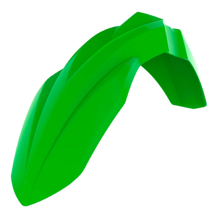 Polisport Motocross (MX) Front Fender for Kawasaki KX 250F/450F (2016-24) Dirt Bike - OEM Quality, Durable, Flexible & Perfect Fit - Green