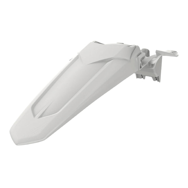 Polisport Motocross (MX) Rear Fender for Yamaha YZ 250F/450F (2018-23) Dirt Bike - OEM Quality, Durable, Flexible & Perfect Fit - White