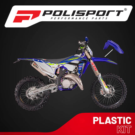 Polisport Motocross (MX) Front Fender for Sherco SC/SCF &SE-R/SEF-R (2016-23) Dirt Bike - OEM Quality, Durable, Flexible & Perfect Fit - Blue