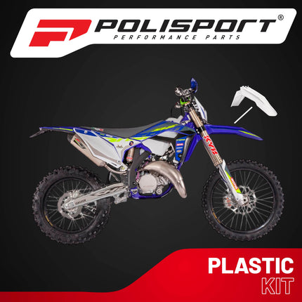 Polisport Motocross (MX) Front Fender for Sherco SC/SCF &SE-R/SEF-R (2016-23) Dirt Bike - OEM Quality, Durable, Flexible & Perfect Fit - White