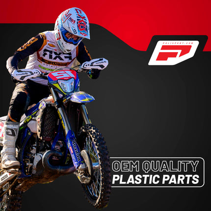 Polisport Motocross (MX) Front Fender for Sherco SC/SCF &SE-R/SEF-R (2016-23) Dirt Bike - OEM Quality, Durable, Flexible & Perfect Fit - White