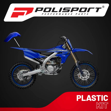 Polisport Motocross (MX) Rear Fender for Yamaha YZ125 YZ426F YZ250 YZ400F (1996-2002) Dirt Bike - OEM Quality, Durable, Flexible & Perfect Fit - Blue