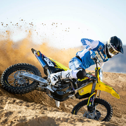 Polisport Motocross (MX) Restyle Front Fender for Suzuki DR-Z400E (2000-24) Dirt Bike - OEM Quality, Durable, Flexible & Perfect Fit - Yellow