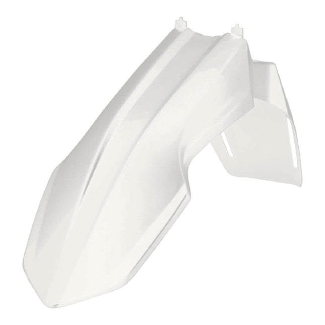 Polisport Motocross (MX) Restyle Front Fender for Suzuki DR-Z400E (2000-24) Dirt Bike - OEM Quality, Durable, Flexible & Perfect Fit - White