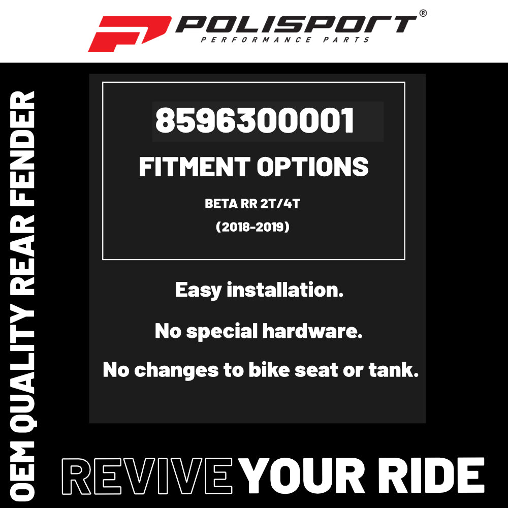 POLISPORT RESTY R. FENDER/SIDE P. RR 2T/4T(18-19)