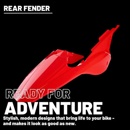 Polisport Motocross (MX) Restyle Rear Fender for BETA RR & RR-S (2019) Dirt Bike