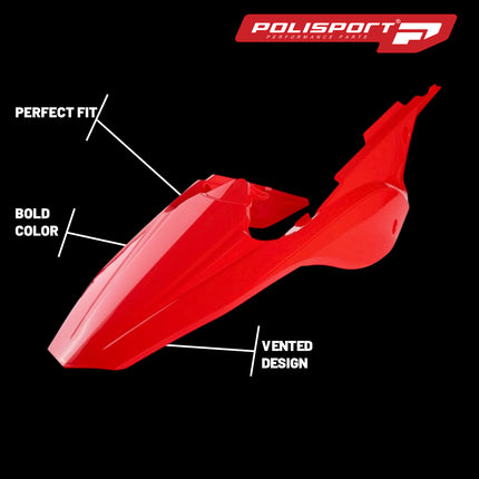 Polisport Motocross (MX) Restyle Rear Fender for BETA RR & RR-S (2019) Dirt Bike