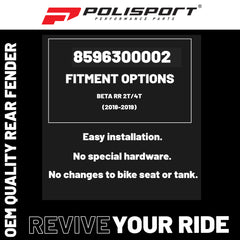 POLISPORT RESTY R. FENDER/SIDE P. RR 2T/4T(18-19)