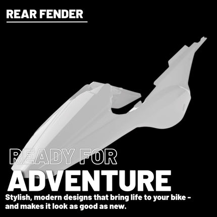 Polisport Motocross (MX) Rear Fender and Side Panels for Beta RR 2T, RR 4T (2018-19) Dirt Bike