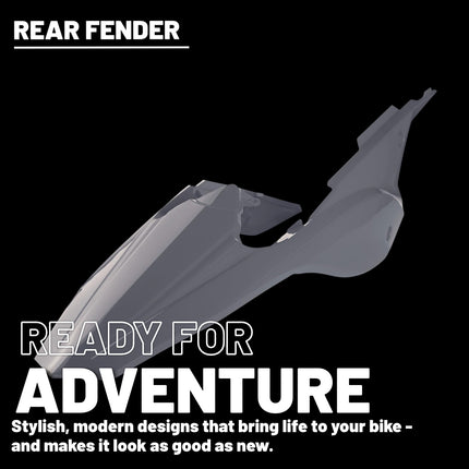 Polisport Motocross (MX) Rear Fender and Side Panels for Beta RR 2T, RR 4T (2018-19) Dirt Bike